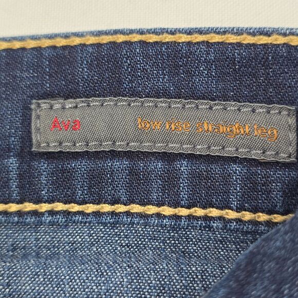 Citizens of Humanity Ava low rise straight leg medium blue size 27 - Picture 3 of 8